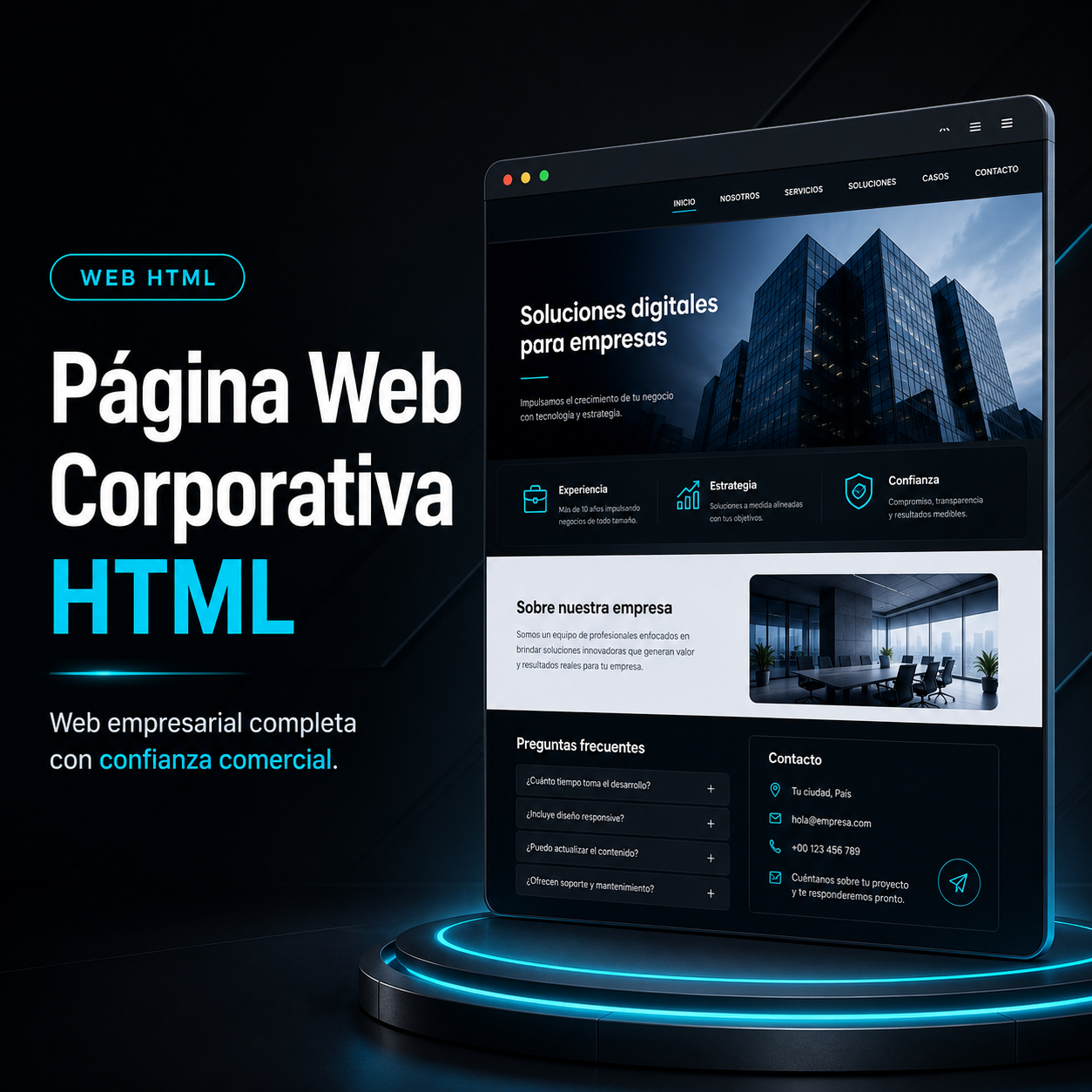 Página Web Corporativa HTML